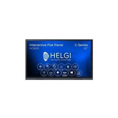 HELGI HC8620M Computerbildschirm 2,18 m (86") 3840 x 2160 Pixel 4K Ultra HD LCD Schwarz, Grau