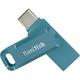 SanDisk Ultra Dual Drive Go USB 256GB USB-Stick USB Type-A / USB Type-C 3.2 Gen 1 (3.1 Gen 1) Blau
