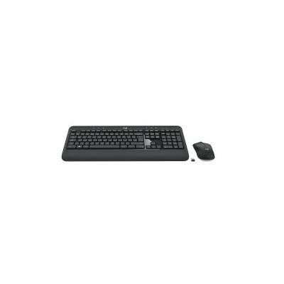 Logitech Advanced MK540 Tastatur Maus enthalten USB QWERTY Nordisch Schwarz, Weiß