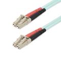 StarTech.com 20m OM4 LWL Patchkabel LC auf LC, LC/UPC Multimode Glasfaserkabel, 50/125µm LOMMF/VCSEL Zipcord Kabel