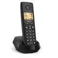 Gigaset PURE 100 Analoges/DECT-Telefon Anrufer-Identifikation Schwarz