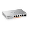 Zyxel XMG-105HP Unmanaged 2.5G Ethernet (100/1000/2500) Power over Ethernet (PoE) Silber
