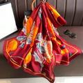 pc Scarf For Women Silk Feeling Lotus Floral Print Vintage Beach Cover Up Sarong Bandana Satin Hair Scarf Wrap Neck Scarves Hair Tie Scarves For Neck