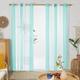 Deconovo Pcs Net Curtains In Sheer Panels Voile Curtains Eyelet Semi Transparent Soft Decorative Striped Sheer Curtains For Living Room Bedroom And