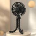 PCS Creative Fan For Cart Stroller Fan Portable Outdoor Fan Clip On For Baby USB Rechargeable Handheld Electric Fan For Home Speeds