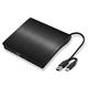 JLAA External DVD Drive Portable External DVD RW CD Player Burner USB Type A And TypeC In Optical Drive For Laptop Desktop Computer WWindows OS