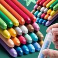 pc WaterSoluble Dustless Chalk In MultiColor White For Kids Graffiti And Teachers Classes