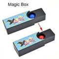 Changeable Magic Box Turning The Red Ball Into The Blue Ball Props Magic Tricks Toys Classic Toys