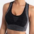 Seamless Grey Sports Bra