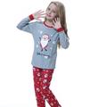 Girls pc Christmas Santa Claus Print Tee pc Trousers Snug Fit PJ Set