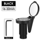 pc Bicycle Handlebar Plug Rearview Mirror For Road Bike And Mountain Bike Convex Reflective Mirror