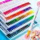 Colors Watercolor Brush Pens Set Markers Double Head Brush Drawing Aesthetic Professional Manga Kids School Art Supplies Stationery