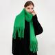 pc Womens Winter Scarf Solid Fringe Hem Green WinterScarf Autumn And Winter Shawl For Women Soft And Comfy Blanket Scarf For Keep warm outdoors in win
