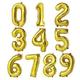 Number Balloons Inch Mylar Foil Number Balloons Set For Party Decoration Custom Digital Balloons Pieces Party SuppliesGold