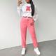 Womens pcsset White Bear Patterned Sweatshirt And Pink Sports Pants