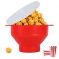 Pc Microwave Popcorn PopperCollapsible Popcorn Bowl Microwavable Pop Corn MakerSilicone Popcorn Popper BowlHot Air Popper At HomeSafe Silicon Bucket F