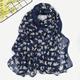 pc Cute NavyBlue Arctic Bear Animal Printed Shawl Scarf For Women