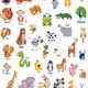 Animal Ocean Space Fairy Tale Set Reusable Sticker Book Detachable Repastable Animal Sticker Activity Book Perfect Travel Toy