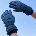 Pair One Size Larger Blue Ski Gloves Ski Gloves Waterproof Touchscreen Snowboard Gloves Warm Winter Snow Gloves For Cold Weather Fits Both Men Women