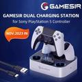 GameSir Dual Controller Charger Station Dock Compatible With PlayStation PS DualSense Edge Controller Charging SimultaneouslyGaming Console Gamepad