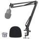 Razer Seiren Mini Boom Arm Stand With Pop Filter Mic Stand With Mic Cover Foam Windscreen For Razer Seiren Mini USB Mic By YOUSHARES