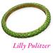 Lilly Pulitzer Jewelry | Lilly Pulitzer Gold Tone Green Enamel Bangle | Color: Gold/Green | Size: Os