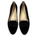 Nine West Shoes | Black Suede Zappoli Loafer Ballet Flats By Nine West Size 8.5m | Color: Black | Size: 8.5