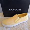 Coach Shoes | Coach Yellow Slip On Skate Sneaker | Color: Yellow | Size: 11.5