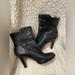 Coach Shoes | Coach Jessie Leather Black Bootie Size 9.5b | Color: Black | Size: 9.5b