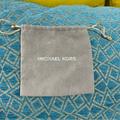 Michael Kors Bags | Michael Kors Suede Drawstring Bag Baggie Jewelry Case Pouch Coin Purse Grey Mk | Color: Gray/Silver | Size: Os