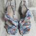 Anthropologie Shoes | Anthropologie Cecelia Cosette Slingback Heels 6.5 (Run Big!) Blue Motif | Color: Blue/White | Size: 6.5