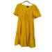 J. Crew Dresses | J Crew Cotton Voile Tiered Button-Down Beach Dress , Size S | Color: Yellow | Size: S