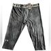 Under Armour Pants | Mens Size Xxl Under Armour 3/4 Leggings New Heat Gear Kh27 | Color: Black/Gray | Size: Xxl