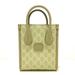 Gucci Bags | Gucci Mini Tote Bag With Interlocking G Tote Bag 671623 Cream Pvcleather Women | Color: Cream | Size: Os