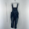 Free People Pants & Jumpsuits | Free People Dark Blue Stonewash Denim Overalls Womens Size 27 | Color: Blue | Size: 27