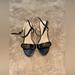 Gucci Shoes | Gucci Black Platform Leather Espadrilles Wedge Sandals Women Size 40 Us 9 | Color: Black | Size: 9