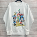 Disney Tops | Disney Mickey And Friends White Crewneck Sweatshirt Women's Size Small | Color: White | Size: S