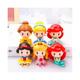 Snow Disney Princess White Mermaid Figure Set Mini Figure Toys Dolls Girl Model