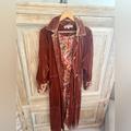 Free People Jackets & Coats | Free People Velvety Trench Coat. Vintage Style! Practically New!! | Color: Brown | Size: Xs