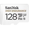 SanDisk 128GB High Endurance Video MicroSDXC Card with Adapter for Dash Cam and Home Monitoring systems - C10, U3, V30, 4K UHD,Micro SD Card -SDSQQNR