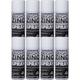 (8 x 400ml) Zinc Galvanising Spray Paint Primer & Topcoat