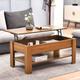 (Beach Lift Up Coffee Table) Wooden Coffee Table With Storage Lift Top Up Drawer Living Room Furniture