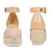 Nine West Shoes | Ariela Espadrille Wedge Sandals | Color: Tan | Size: 8.5