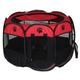 (Red) Pet Cage Kennel Soft Fabric Dog Playpen Cage