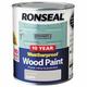 (Grey Stone Satin) Ronseal Weatherproof Exterior Wood Paint (750ml)