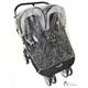 Raincover Compatible With BabyStyle Oyster Lite Twin Double Pushchair (213)