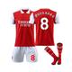 (DEGAARD 8, Kids 20(110-120CM)) 2223 Arsenal home With Socks Soccer Jersey