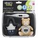 Vital Baby Protect Healthcare Kit, Nasal Decongester, Bath and Baby Thermometer