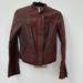 Free People Jackets & Coats | Free People Faux Leather Moto Jacket In Burgundy Red | Color: Red | Size: 0