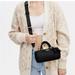 Coach Bags | Coach Mini Lacey Crossbody/Handbag+Mini Tassel Charm | Color: Black/Silver | Size: Os